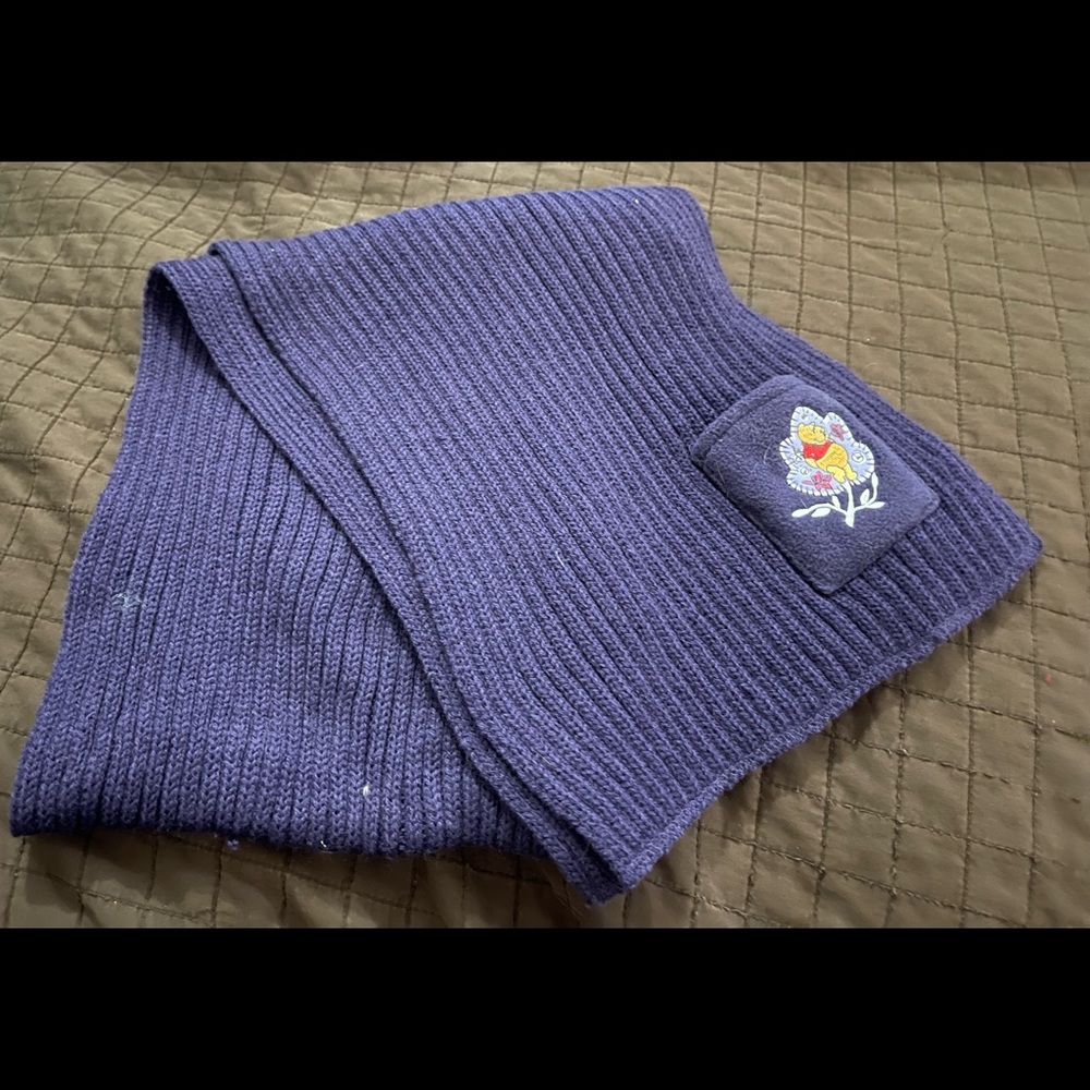 Purple Winnie The Pooh Scarf